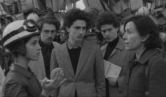 Frances McDormand, Mohamed Belhadjine, Timothée Chalamet, and Lyna Khoudri