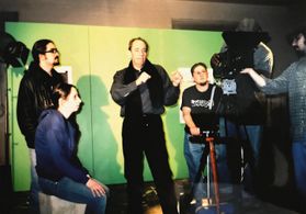 Robert J. Siegel teaching a class at the SUNY Purchase Film Conservatory