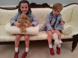 Sunnie in the White House while filming on set in Paris