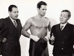 Peter Lorre, Dick Baldwin, and Harold Huber in Mr. Moto's Gamble (1938)