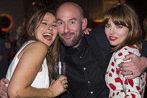 Tess Morris, Ben Palmer, Ophelia Lovibond, Man Up London Premiere