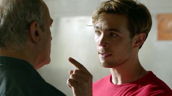 Francesc Orella and Carlos Cuevas in Merlí (2015)