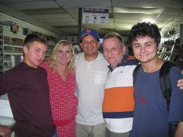 Brandon Hannan, Helen Proimos, James Garcia Sotomayor (Director),Nick Raio, Arturo Castro filming 