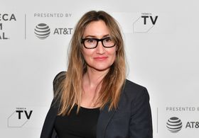 Theodora Dunlap at an event for Oversharing (2018)