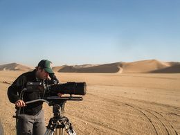 Baffa shooting a commercial for Ford Motors in Africa with Farm League.