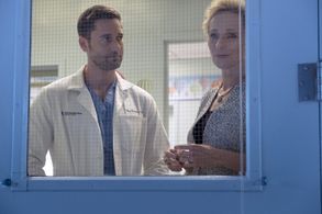 Laila Robins and Ryan Eggold in New Amsterdam (2018)
