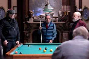 Juan José Campanella, Luis Brandoni, Oscar Martínez, and Marcos Mundstock in The Weasel's Tale (2019)