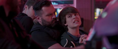 Jude Manley and Jacob Campos in The Adventure of A.R.I.: My Robot Friend (2020)