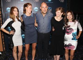 Zvika Hadar, Tamara Klingon, and Alena Yiv at an event for Blue Natalie (2010)