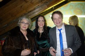 Actresses Lilja Guðrún Þorvaldsdóttir, Ingibjörg Reynisdóttir and director Baldvin Z at THE ICELANDIC FILM AWARD EDDA 20