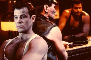 Brad Davis, Burkhard Driest, and Günther Kaufmann in Querelle (1982)