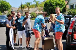 Matt Tory, J.J. Carroll, and Zach Castle in The Beech Boys (2019)