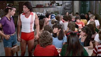 Paul DeAngelo, Karen Fields, Katherine Kamhi, and Felissa Rose in Sleepaway Camp (1983)