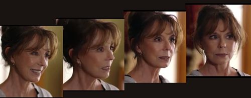 As Janice in Manson Family Vacation in various stages of distrust