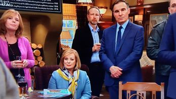 Gabrielle Glaister and Philip Gascoyne