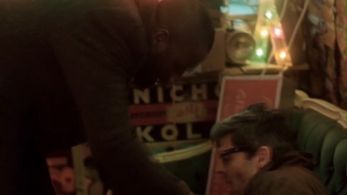 With Idris Elba in Luther