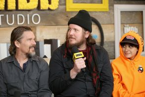 Ethan Hawke, Alia Shawkat, and Ben Dickey at an event for Blaze (2018)