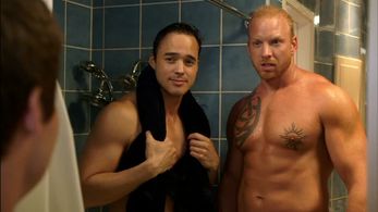 Still of Adam DeVine, Scott Connors and Adam Dunnels in Workaholics