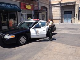 On the set of 'Remnant'.