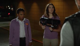 Natalie Whittle and Jade Martz in Part Timers (2016)