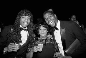 Magic Johnson and Rick James