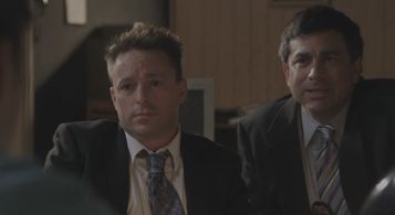 John Prudhont as Commander Barrett Vassall & Jim Jepson as Detective Lt. Craig Chrzanowski in the 