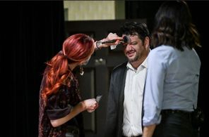 On set of The Star City Murders