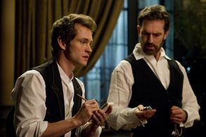 Rupert Everett and Hugh Dancy in Hysteria (2011)