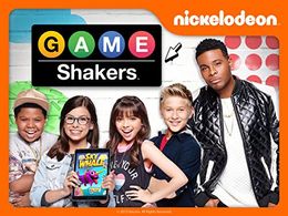 Kel Mitchell, Madisyn Shipman, Benjamin Flores Jr., Thomas Kuc, and Cree in Game Shakers (2015)