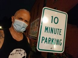 The new look on set...