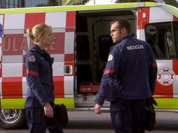 Gigi Edgley and Les Hill in Rescue Special Ops (2009)