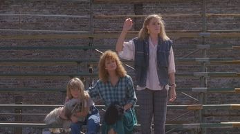 Swoosie Kurtz, Robyn Lively, and Brandy Gold in Wildcats (1986)