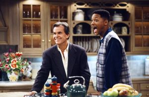 Will Smith and Dick Clark in The Fresh Prince of Bel-Air (1990)