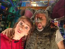 Mark Ritts and Eliza Schneider in Beakman's World (1992)