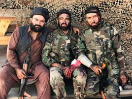 Still of Mustafa Haidari on set