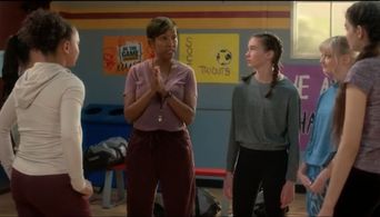 Felice Heather Monteith as Coach Morgan in BEST FOOT FORWARD