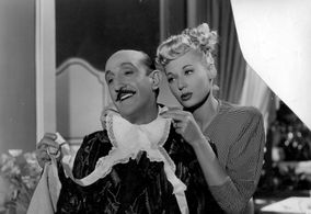 Enrique Serrano and Tilda Thamar in Novio, marido y amante (1948)