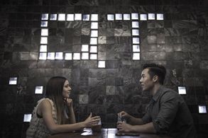 Lisa Solberg & Jonathan Kim on set of short film Prelude