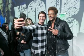 Anton Poriazov and Gary Dourdan on the premiere of 