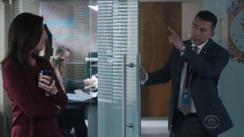 Sela Ward and Derek Hedlund in FBI (2018)