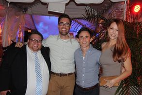 Christian Busath, Justin Copier, Cameron Sawyer and Stephanie Drapeau at Heartland Film Festival (2016)