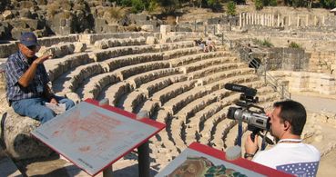 On location in Israel.
