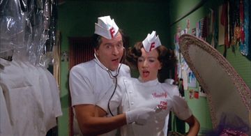 Manning Redwood and Darlene Johnson in Shock Treatment (1981)