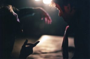 Cyrus Frisch and Laurence Vaughen Jones in Forgive Me (2001)