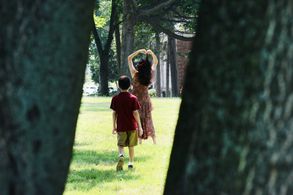 Jodi Long and Mason Yam in Falling Water (2016)