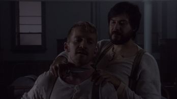 Meegwun Fairbrother and Tyler McMaster in Murdoch Mysteries (2008)