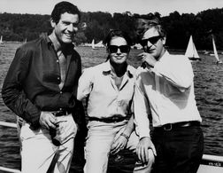 Michael Caine, Paul Hubschmid, and Eva Renzi in Funeral in Berlin (1966)