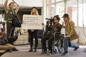 Bob Odenkirk, Josh Fadem, Hayley Holmes, and Julian Bonfiglio in Better Call Saul (2015)