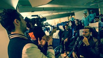 Commercial airplane shoot for 