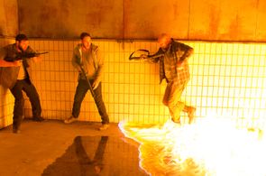 Danny Epper, Danny Maze, and Clayton Thompson in The Walking Dead (2010)